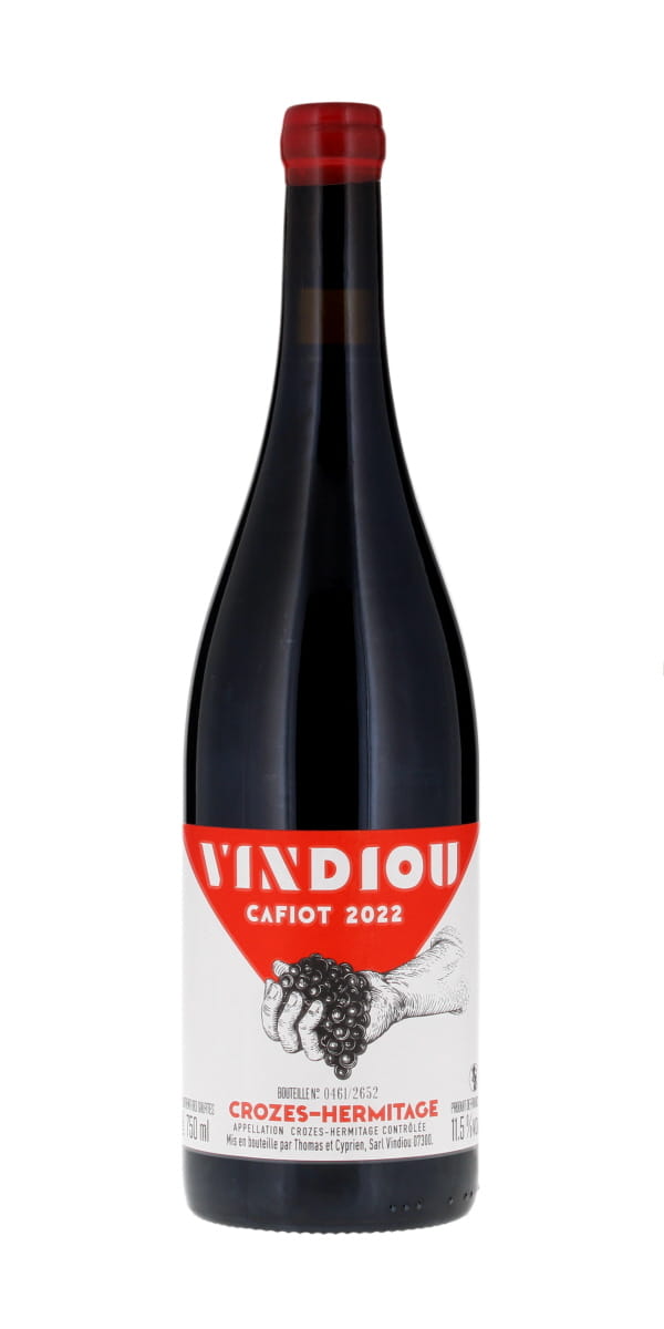 Vindiou Crozes-Hermitage Cafiot, Rhone, France 2022